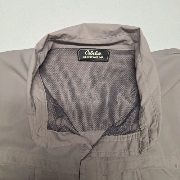 Cabelas Guidewear Shirt Button Down Pockets Active Lightweight Fishing Mens 3XL - Picture 3 of 13